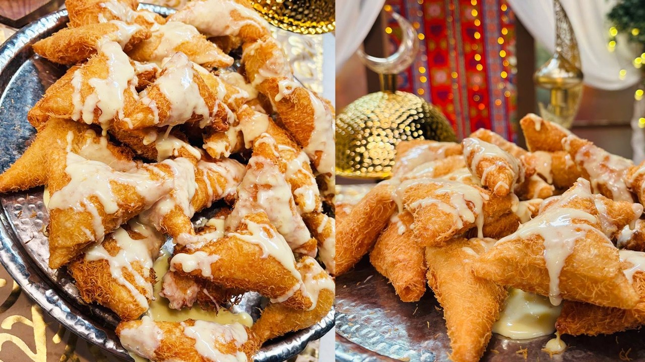 طريقة عمل سمبوسك بالكنافة | سنة أولى طبخ مع الشيف آلاء الجبالي