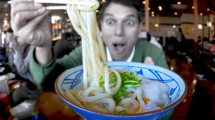 Udon Noodle Eating Spree & Tempura Binge ★ ONLY in JAPAN - DayDayNews