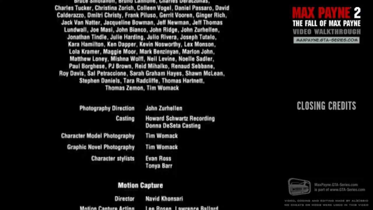 Max Payne 2 - Final Mission & Ending Credits (1080p/60fps) 