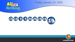 WI Lottery DailyLotto_AoN 01/24/2020