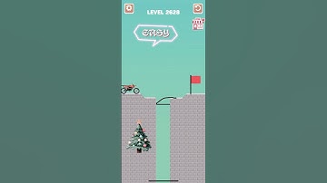 Draw bridge puzzle game level 2628 🥳 #drawing #game #Shorts