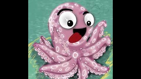 cute octopus  drawing crayon pastel effect #shorts #ipad #procreate #crayon colour #pastel colour