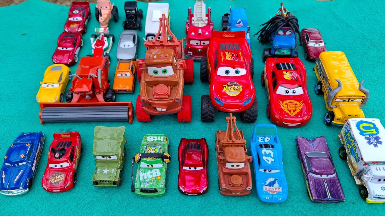 Disney Pixar Cars Unboxing Review | Lightning McQueen, Tow Mater, Doc Hudson, Sally Carrera, Cruz