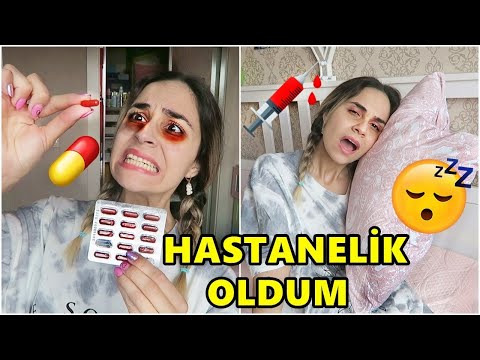 UYKU HAPI İÇİP UYUMAMAYA ÇALIŞTIM !! (HASTANELİK OLDUM)