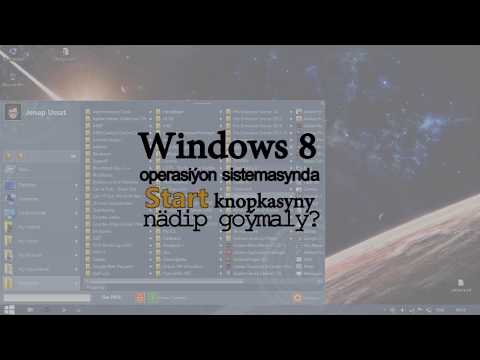 Windows 8 -de Start menu knopka goýmak