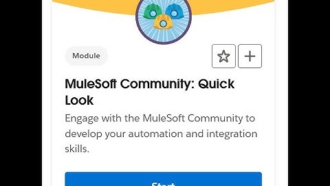 MuleSoft Community: Quick Look |  Trailhead