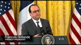 Obama: US, France 'United' in Fight Against Terrorism