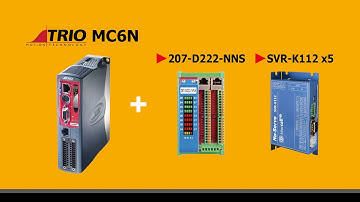 Trio MC6N Motion Controller & TPM EtherCAT NuServo Drive.
