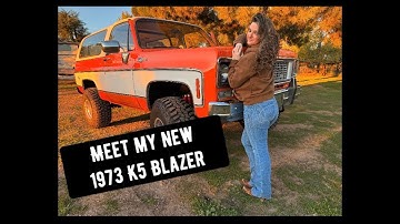 MEET THE NEW 1973 K5 BLAZER #newvideo #k5blazer #chevytrucks #classiccars #squarebodychevy #update
