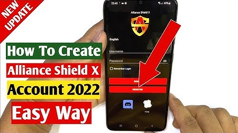 How To Create alliance shield x Account 2022/How To Register Alliance Shield X App Account