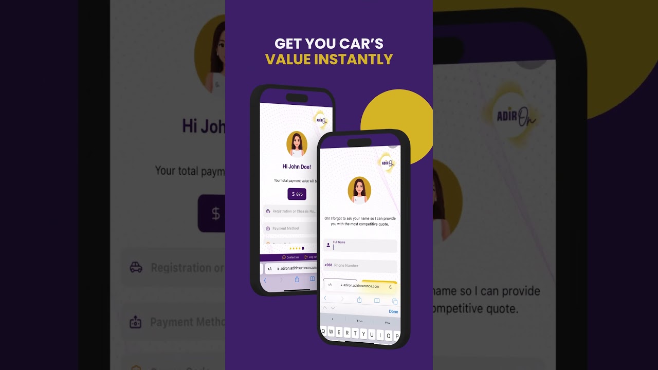 Fast, simple, and instant online car insurance | AdirOn