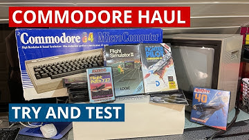 A nice Commodore 64 haul! - Test and try hardware and games in unknown condition - 1541 and 1701