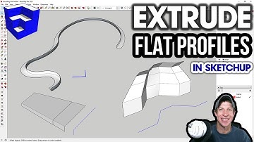Tips for Modeling with Flat Profiles (No Thickness) in SketchUp!