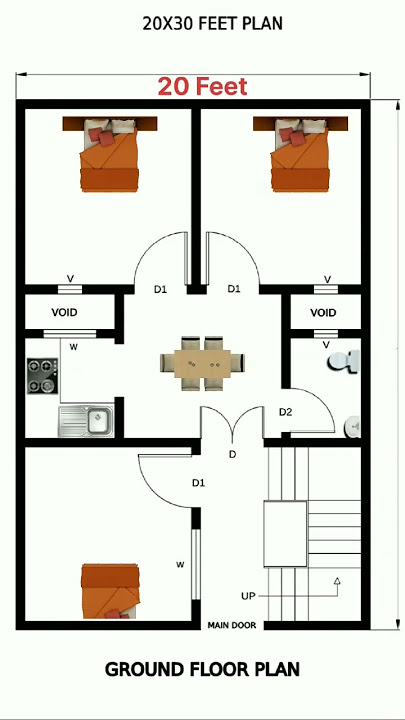 Home design in 600 square feet #housedesign #3danimation