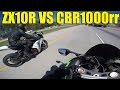 My ZX-10r Vs. My Old CBR1000rr