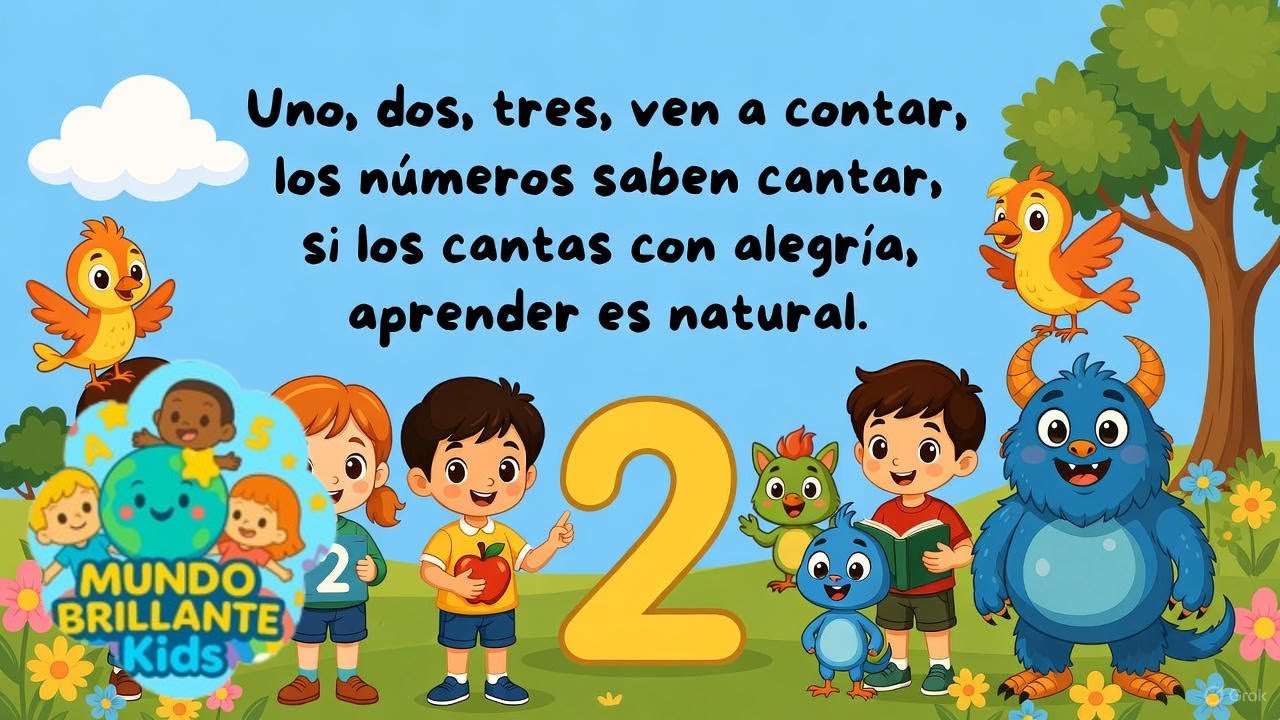 🎨 Canciones hermosas para niños🌈 | Canción Infantil Educativa | Mundo Brillante kids💙