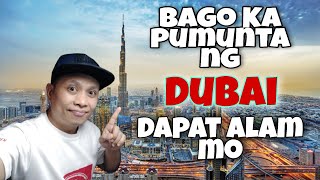 Bago ka pumunta ng Dubai, dapat alam mo, Do and Don't, pros and cons in Dubai #buhayofwsadubai