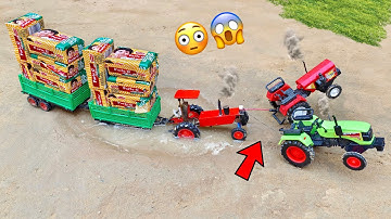 diy tractor stuck in mud mini science project | Part-7  | Tech Creators
