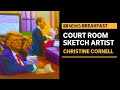 What&#39;s it like to be a courtroom sketch artist during Donald Trump&#39;s trial?  | ABC News