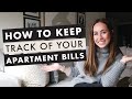 FIRST APARTMENT SERIES: How I Keep Track of My Apartment Bills | By Sophia Lee