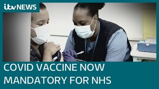 Covid: More than 70,000 NHS staff remain unvaccinated as mandatory jabs announced | ITV News