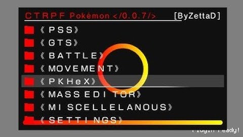 CTRPF Pokémon [0.0.7] (For XY, ORAS, SUMO, USUM)