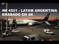 LATAM 4M 4521 MIAMI BUENOS AIRES - 4K Sony AX53