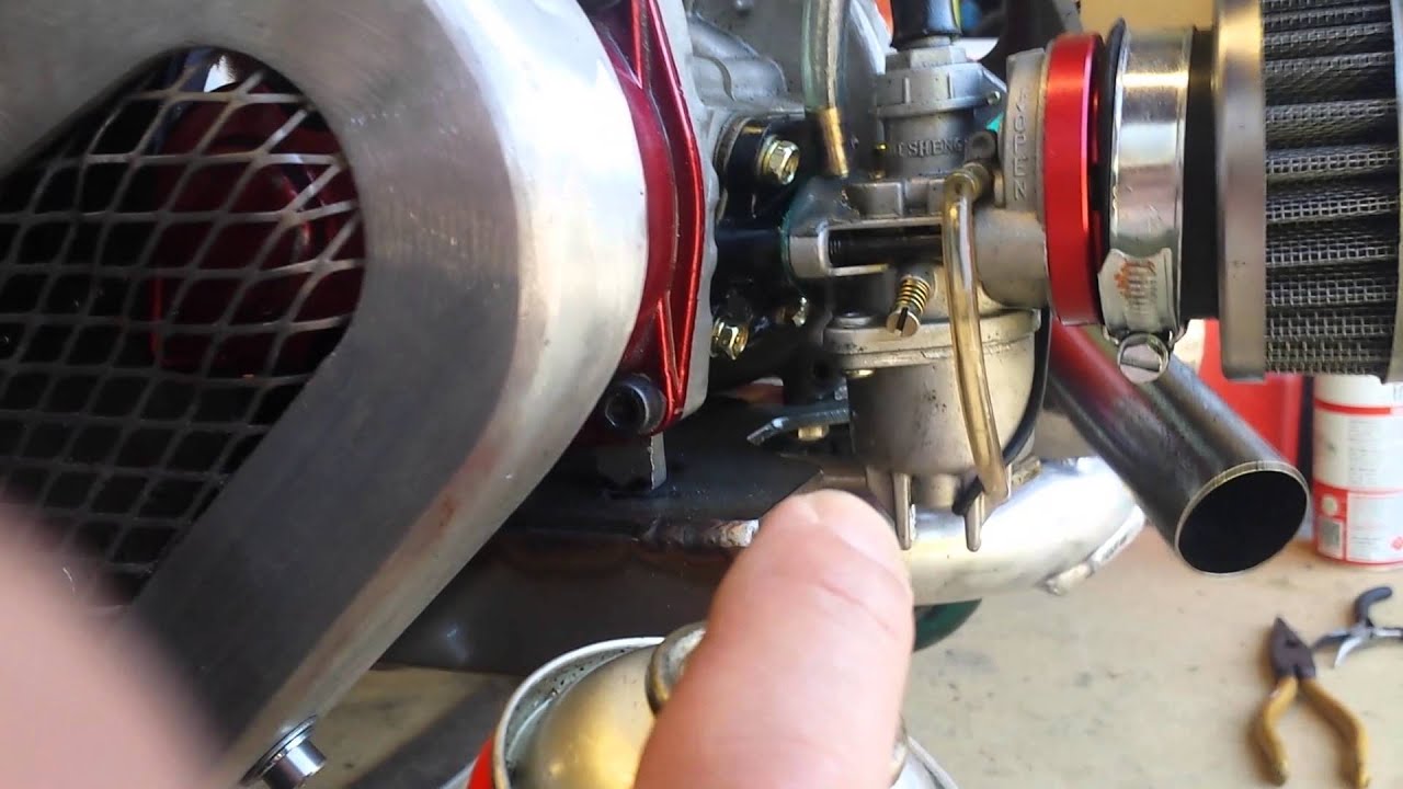 Pocket Bike Carb Gasket Leak Test YouTube