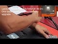 Lenovo Ideacentre 10s7s4cr00 All In One back cover removal/memory upgrade