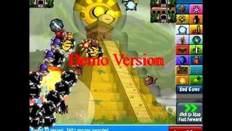 Bloons Tower Defense 4 Expansion Advanced track 3 Hard No Miss Part 3 (round 46-62)