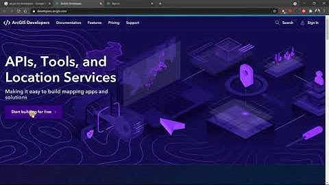 Getting Started with ArcGIS Developers