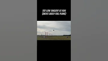 RDU Airport 737 Low Takeoff Rdu Carolinaaviation 