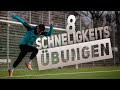 8 SCHNELLIGKEITSÜBUNGEN FUßBALL (ALLEINE UND OHNE GERÄTE)