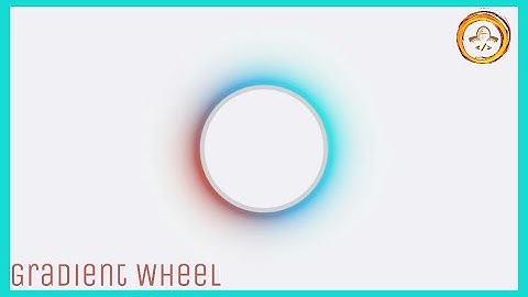 Create Gradient Wheel With HTML and CSS/Beautiful Animation Of Colors With CSS/Web Design Tutorial.
