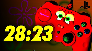 Any% (PS3) World Records 28:46 - 28:23 — SpongeBob: Battle for Bikini Bottom Speedruns