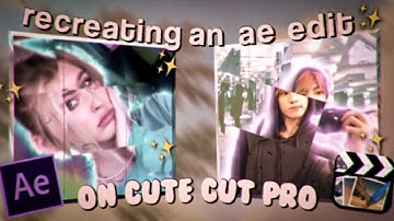 recreating an ae edit on ccp | narra