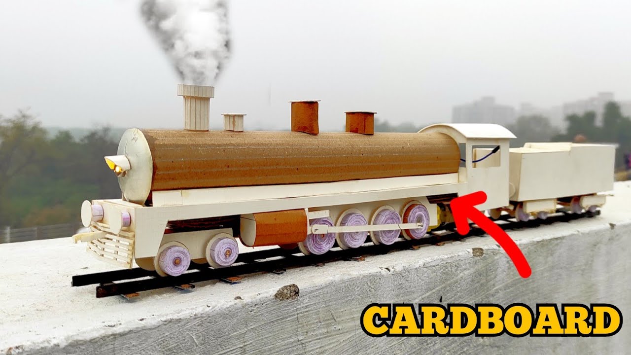 how to make a train. steam engine train - YouTube