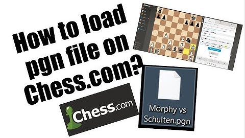 How to load pgn (chess game file) on chess.com