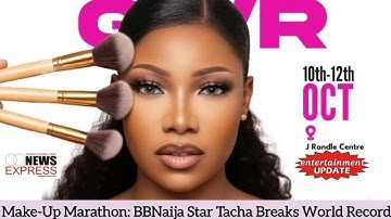 Make-Up Marathon: BBNaija Star Tacha Breaks World Record