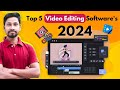Top 5 Video Editing👍Software in 2024 | Best Video Editing software For PC | Professional Editing💥