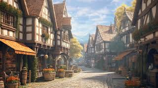 Absolute Relaxation With Peaceful Celtic Music, Relaxing Medieval Village, D&D Fantasy Music