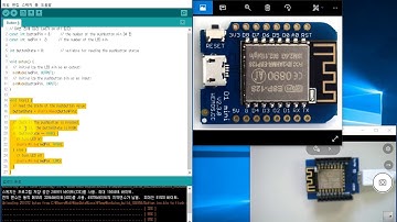 ButtonIO,아두이노 프로그램, Esp8266, D1 mini,  [김동일교수 두원공과대학교 AI융합과] 1-3