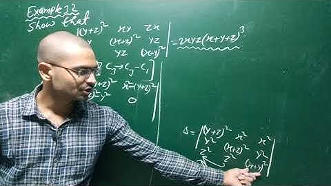 determinant  example solution | 12 class | ncert solution