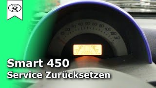 Smart 453  Service-Intervall zurückstellen / Service Reset 