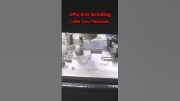 CPU A14 Grinding With Cnc Machine iPhone 12 😁 #cncmachine #cnc #idomobile #shorts