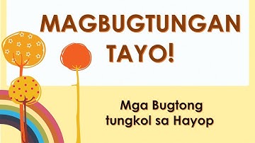 Magbugtungan Tayo: Mga Bugtong tungkol sa Hayop