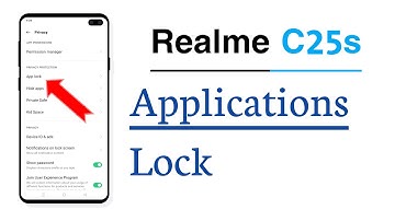 Realme C25s Application Lock System