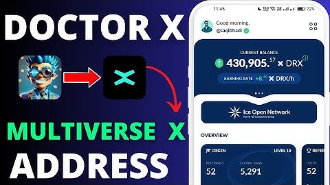 Doctor X DRX Multiversx Adress Binding Process 🔥How To Add Multivers X  Address Compelet Tutorial