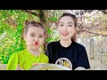 THỬ MÓN LƯƠN ƯƠM LÁ NHÀU | BÉ SÚN