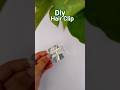 🧵Day 1 | Simple DIY Hair Clip Using White Half Beads | Handmade Hair Accessories Series💫 #craftozone